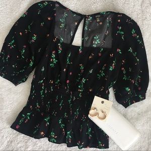 🔥AFRM Smocked top